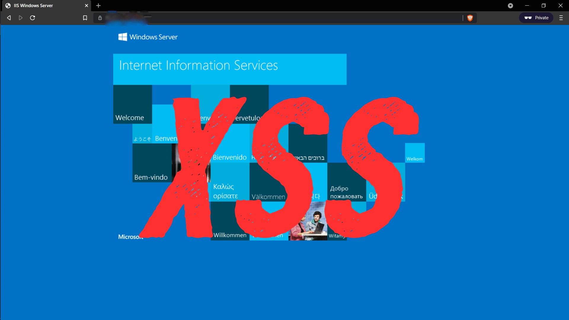 XSS-Through-Fuzzing-Default-IIS